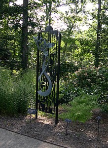 a gate like sculpture