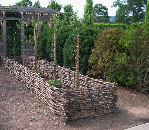 a woven fence