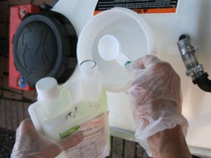 rose spraying measuring