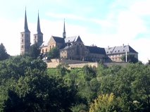 Bamberg rose garden St. Michaels monastery