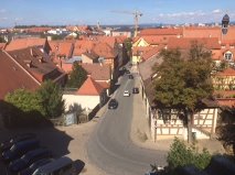 Bamberg rose garden city view