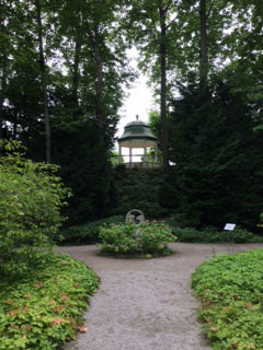 Melk Gazebo and statuary