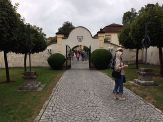 Melk gate to courtyard