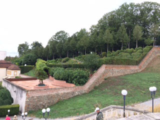 Melk terrace walls